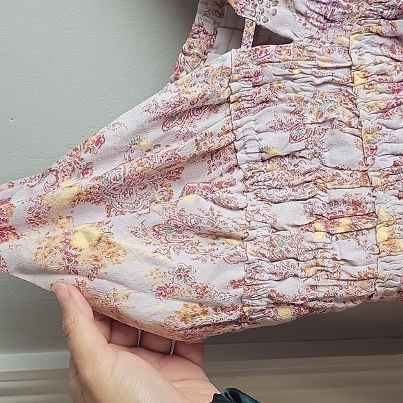 UO Harmony Flouncy Mini Dress-Size Large - Picture 12 of 17